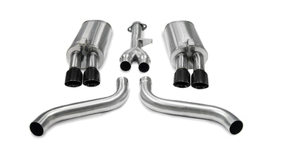 2.5in Cat-Back Dual Rear Exit W/ Twin 3.5in Tips <br> 1986-1991 Chevrolet Corvette