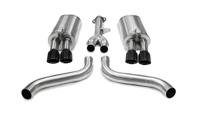 2.5in Cat-Back Dual Rear Exit W/ Twin 3.5in Tips <br> 1986-1991 Chevrolet Corvette
