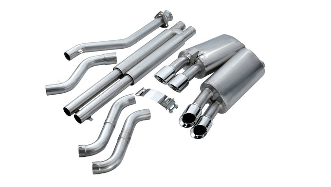 2.5in Cat-Back Dual Rear Exit with Twin 3.5in Tips <br> 1992-1995 Chevrolet Corvette