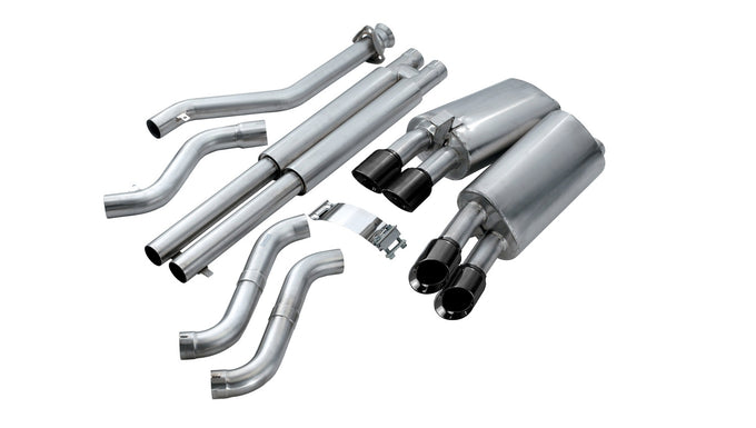 2.5in Cat-Back Dual Rear Exit with Twin 3.5in Tips <br> 1992-1995 Chevrolet Corvette