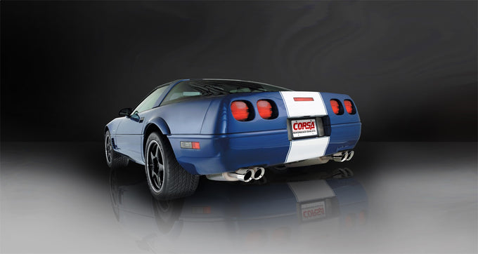 2.5in Cat-Back Dual Rear Exit W/ Twin 3.5in Tips <br> 1996 Chevrolet Corvette