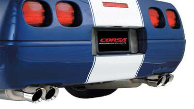 2.5in Cat-Back Dual Rear Exit W/ Twin 3.5in Tips <br> 1996 Chevrolet Corvette