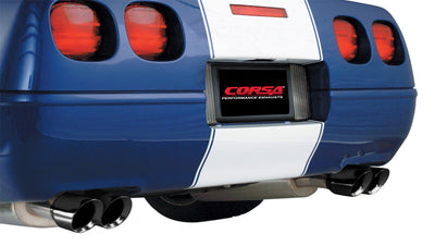 2.5in Cat-Back Dual Rear Exit with Twin 3.5in Tips <br> 1996 Chevrolet Corvette