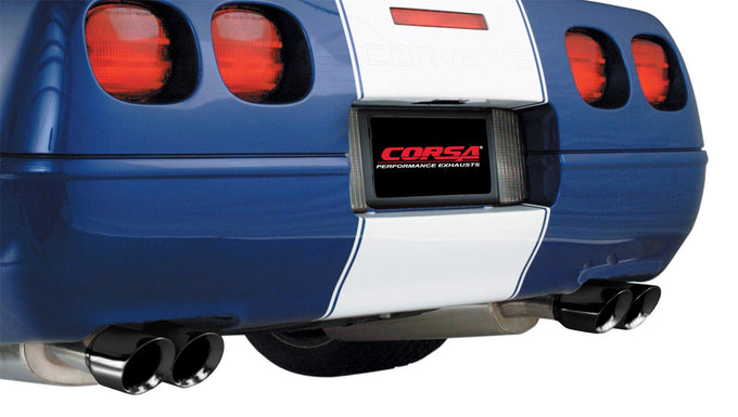 2.5in Cat-Back Dual Rear Exit with Twin 3.5in Tips <br> 1996 Chevrolet Corvette