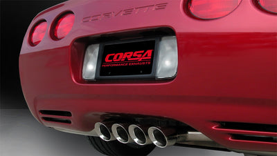 2.5in Cat-Back Dual Rear Exit W/ 3.5in Tips <br> 1997-2004 Chevrolet Corvette