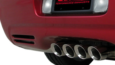 2.5in Cat-Back Dual Rear Exit W/ 3.5in Tips <br> 1997-2004 Chevrolet Corvette