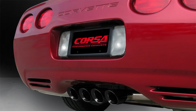 2.5in Cat-Back Dual Rear Exit w/ 3.5in Tips <br> 1997-2004 Chevrolet Corvette