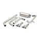3in Cat-Back Dual Rear Exit with Twin 3.5in Tips <br> 98-02 Chevy Camaro, Pontiac Firbird