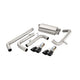 3in Cat-Back Dual Rear Exit with Twin 3.5in Tips <br> 98-02 Chevy Camaro, Pontiac Firbird