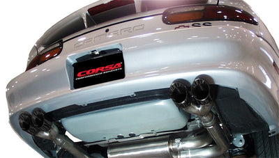 3in Cat-Back Dual Rear Exit with Twin 3.5in Tips <br> 98-02 Chevy Camaro, Pontiac Firbird