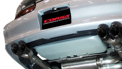 3in Cat-Back Dual Rear Exit with Twin 3.5in Tips <br> 98-02 Chevy Camaro, Pontiac Firbird