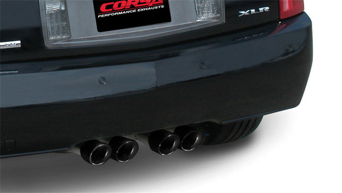 2.5in Cat-Back Dual Rear Exit with Twin 3.5in Tips <br> 2004-2008 Cadillac XLR