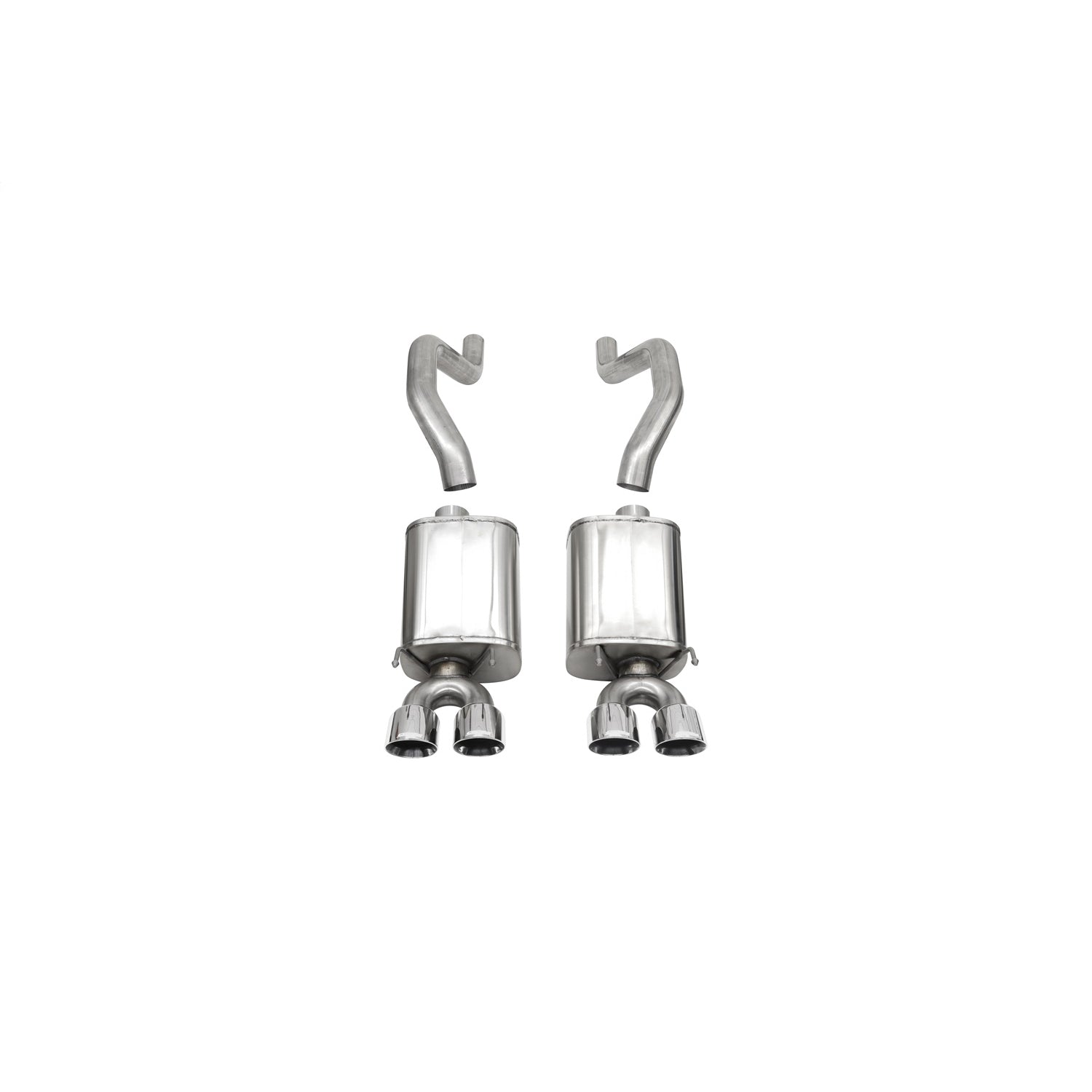 2.5in Axle-Back Dual Rear Exit w/ Single 3.5in Tips <br> 2006-2013 Chevrolet Corvette