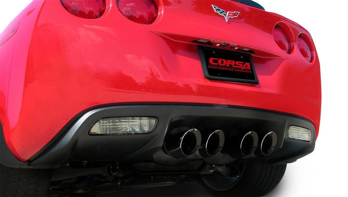 2.5in Axle-Back Dual Rear Exit without Tips <br> 2006-2013 Chevrolet Corvette