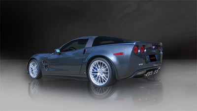 3.0in Cat-Back Dual Rear Exit with Twin 4.0in Tips <br> 2006-2011 Chevrolet Corvette