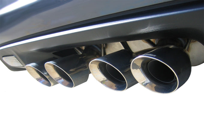 3.0in Cat-Back Dual Rear Exit with Twin 4.0in Tips <br> 2006-2011 Chevrolet Corvette