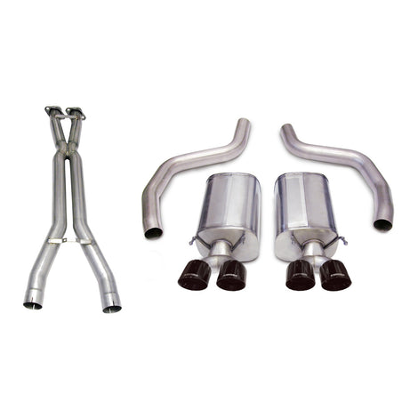 3.0in Cat-Back Dual Rear Exit with Twin 4.0in Tips <br> 2006-2011 Chevrolet Corvette