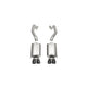 2.5in Axle-Back Dual Rear Exit without Tips <br> 2005-2008 Chevrolet Corvette