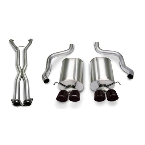2.5in Cat-Back Dual Rear Exit with Twin 3.5in Tips <br> 2005-2008 Chevrolet Corvette