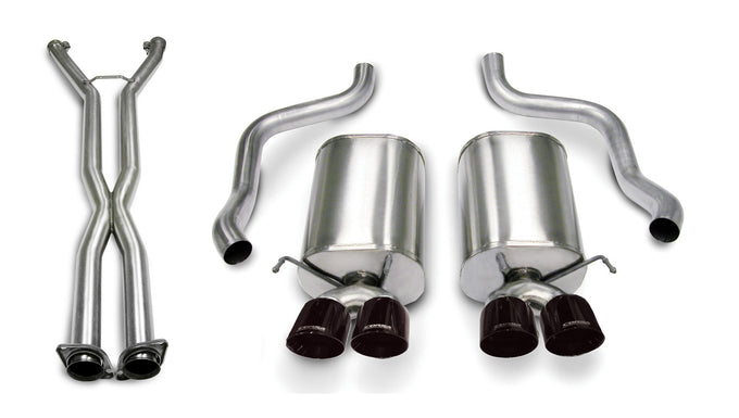 2.5in Cat-Back Dual Rear Exit with Twin 3.5in Tips <br> 2005-2008 Chevrolet Corvette