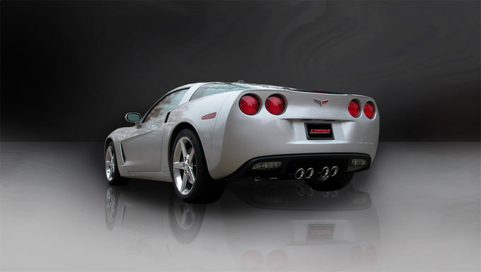 2.5in Cat-Back Dual Rear Exit with Twin 3.5in Tips <br> 2006-2008 Chevrolet Corvette