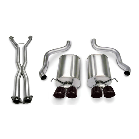 2.5in Cat-Back Dual Rear Exit with Twin 3.5in Tips <br> 2006-2008 Chevrolet Corvette