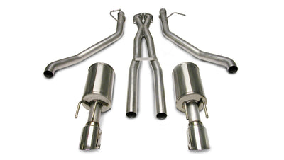 2.5in Cat-Back Dual Rear Exit w/ 4in Polished Tips <br> 2005-2006 Pontiac GTO
