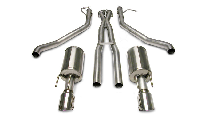 2.5in Cat-Back Dual Rear Exit w/ 4in Polished Tips <br> 2005-2006 Pontiac GTO