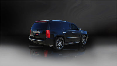 3in Cat-Back Single Exit w/4in Polished Tips <br> 07-10 GMC Yukon Cadillac Escalade