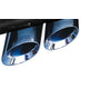 3in Cat-Back Single Exit w/4in Polished Tips <br> 07-10 GMC Yukon Cadillac Escalade
