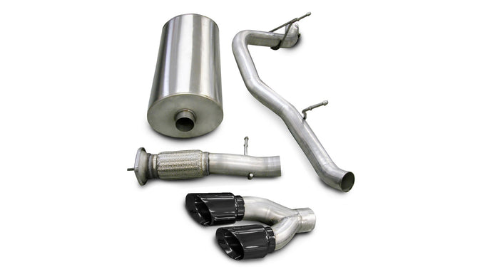 3in Cat-Back Single Exit w/ 4in Tips <br> 07-10 GMC Yukon Cadillac Escalade