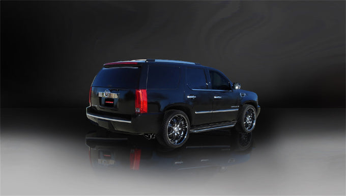 3in Cat-Back Single Exit w/ 4in Tips <br> 07-10 GMC Yukon Cadillac Escalade