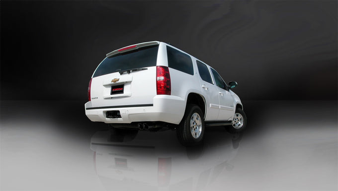 3in Cat-Back Single Rear Exit w/ 4in Twin Tips <br> 07-08 Chevy Tahoe GMC Yukon