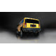 3in Cat-Back Single Rear Exit w/ 4in Twin Tips <br> 2003-2006 Hummer H2