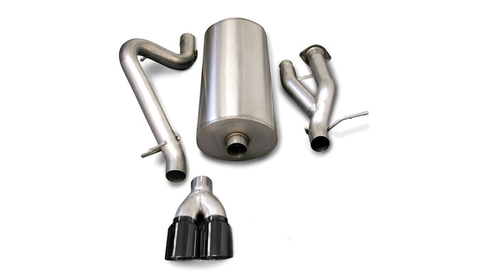 3in Cat-Back Single Rear Exit w/ 4in Tips <br> 2003-2006 Hummer H2