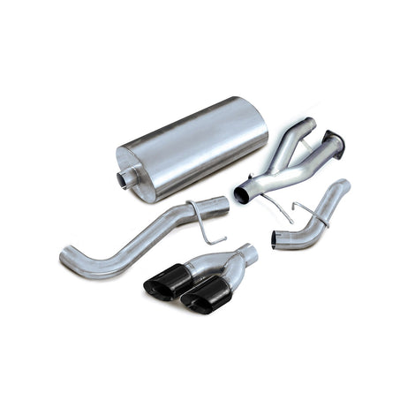 3in Cat-Back Single Exit w/ 4in Tips <br> 02-06 Cadillac Escalade GMC Yukon
