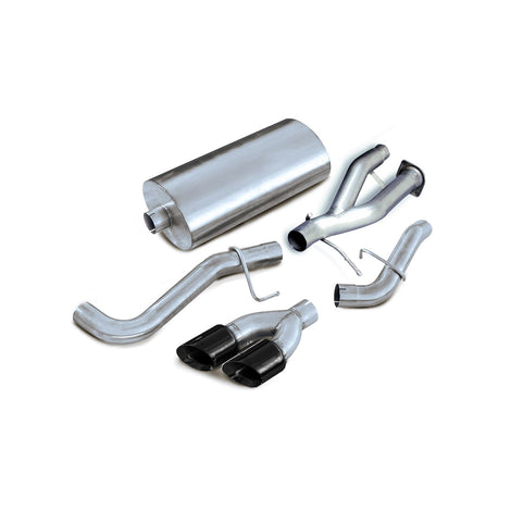 3in Cat-Back Single Exit w/ 4in Tips <br> 02-06 GMC Yukon XL 1500 Cadillac Escalade EXT