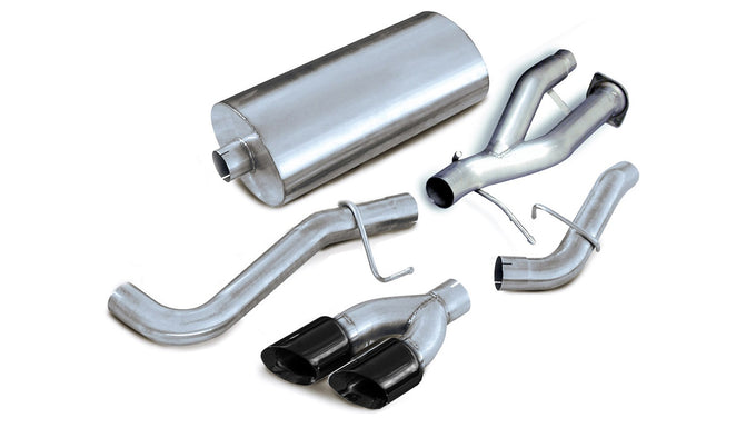 3in Cat-Back Single Exit w/ 4in Tips <br> 02-06 GMC Yukon XL 1500 Cadillac Escalade EXT