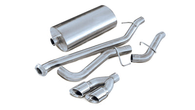 3in Cat-Back Single Side Exit W/ 4in Polished Tips <br> 02-06 Chevy Tahoe GMC Yukon