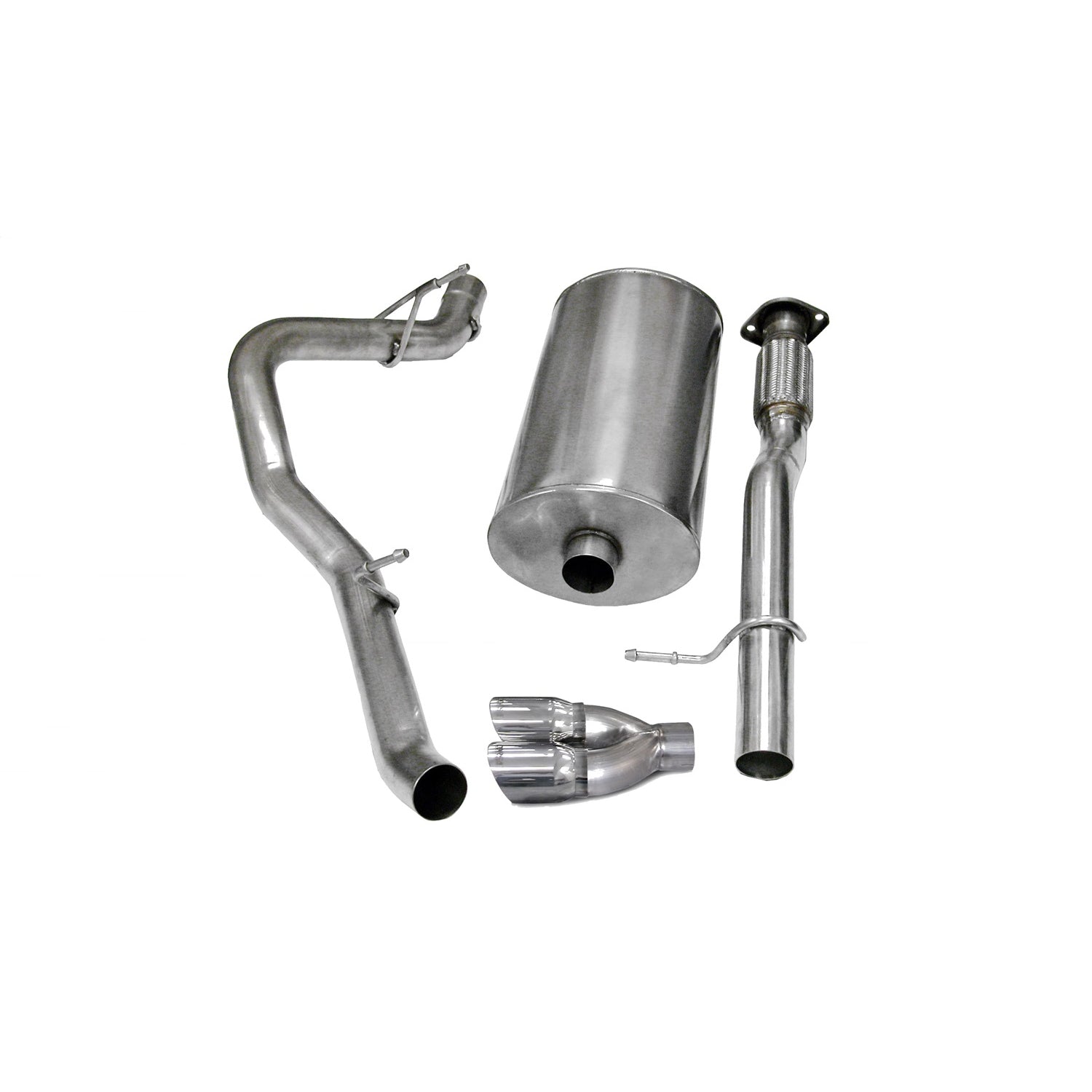 3in Cat-Back Single Exit w/ 4in Polished Tips <br> 07-08 Chevy Suburban GMC Yukon XL 1500