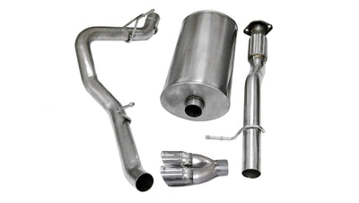 3in Cat-Back Single Exit w/ 4in Polished Tips <br> 07-08 Chevy Suburban GMC Yukon XL 1500