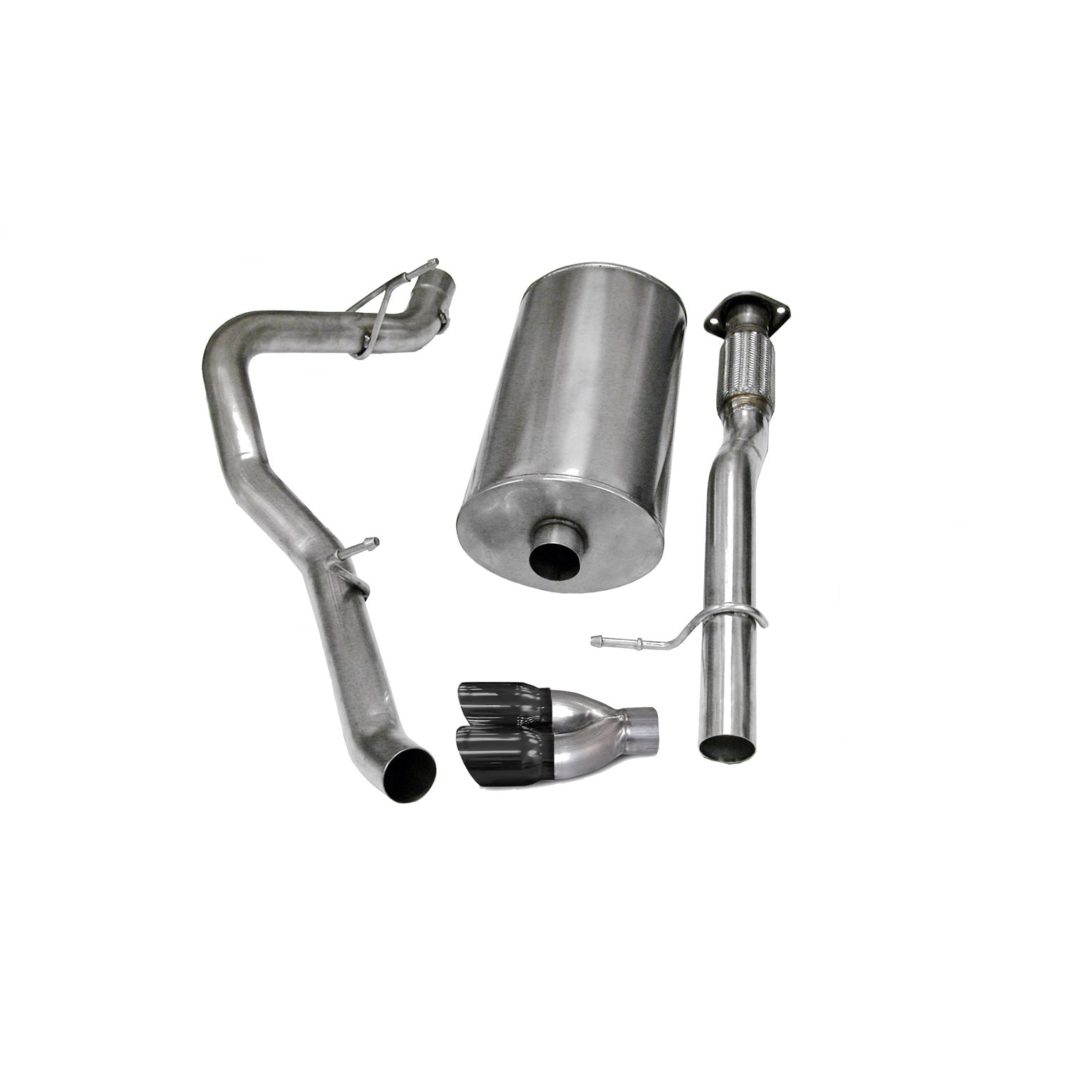 3in Cat-Back Single Side Exit W/ 4in Tips <br> 07-08 Chevy Suburban GMC Yukon XL 1500