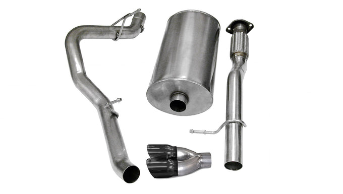 3in Cat-Back Single Side Exit W/ 4in Tips <br> 07-08 Chevy Suburban GMC Yukon XL 1500