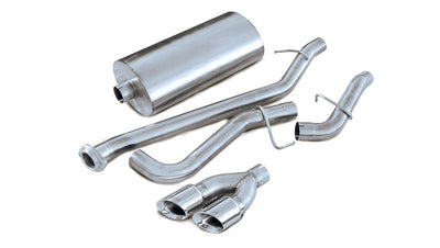 3in Cat-Back Single Exit w/ 4in Polished Tips <br> 2002-2006 Chevrolet Avalanche 1500