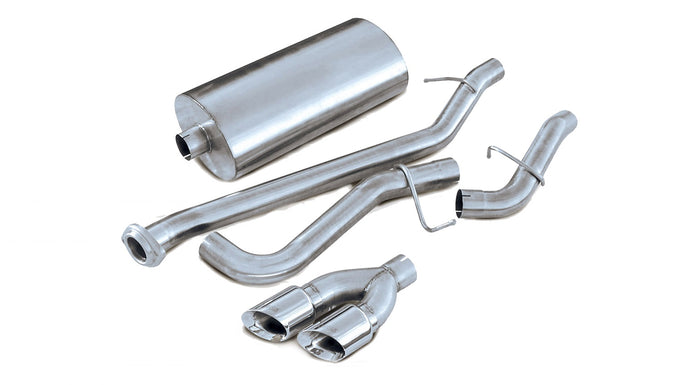 3in Cat-Back Single Exit w/ 4in Polished Tips <br> 2002-2006 Chevrolet Avalanche 1500
