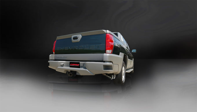 3in Cat-Back Single Exit w/ 4in Polished Tips <br> 2002-2006 Chevrolet Avalanche 1500