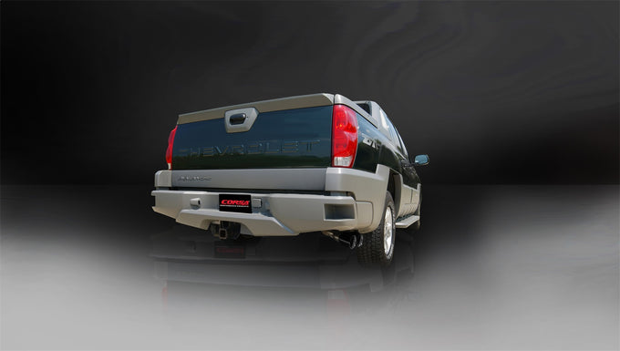 3in Cat-Back Single Side Exit W/ 4in Tips <br> 2002-2006 Chevrolet Avalanche 1500