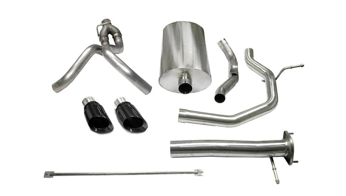 3in Cat-Back Dual Rear Exit w/ 4in Black PVD Tips <br> 2003-2006 Chevrolet SSR