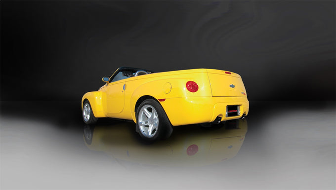 3in Cat-Back Dual Rear Exit w/ 4in Black PVD Tips <br> 2003-2006 Chevrolet SSR