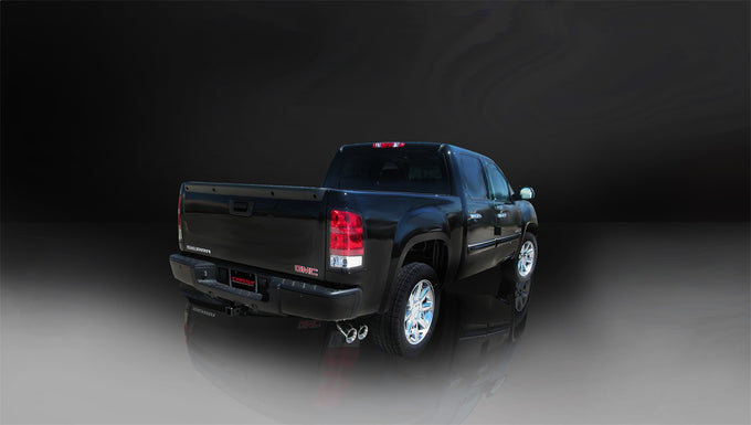 3in Cat-Back Single Exit w/4in Polished Tips <br> 07-08 Chevy Silverado GMC Sierra 1500 Classic